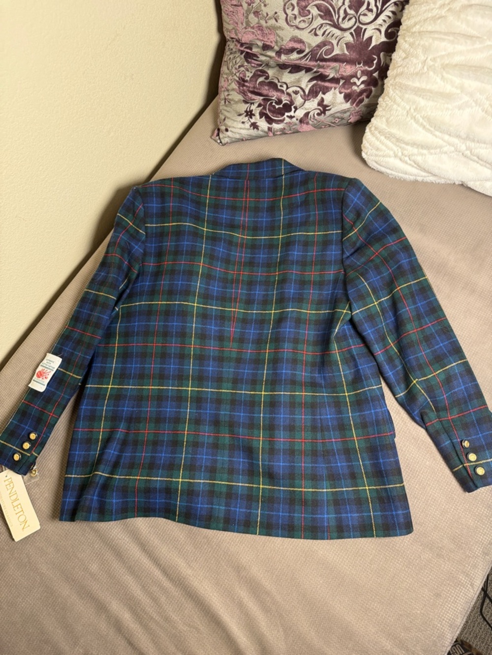 Pendleton Authentic Smith Scottish Tartan Wool Blazer - Picture 8 of 8
